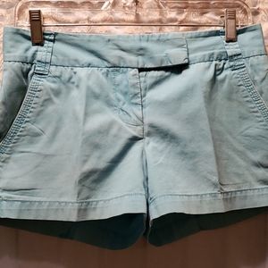 J. CREW BLUE SHORTS SZ 0